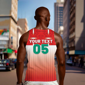 Custom Morocco Football Men Tank Top 1994 Retro Red Version - African Pride