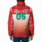 Custom Morocco Football Padded Jacket 1994 Retro Red Version - African Pride