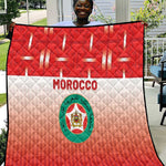Morocco Football Quilt 1994 Retro Red Version - African Pride