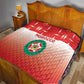 Morocco Football Quilt 1994 Retro Red Version - African Pride