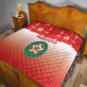 Morocco Football Quilt 1994 Retro Red Version - African Pride