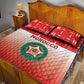 Morocco Football Quilt Bed Set 1994 Retro Red Version - African Pride