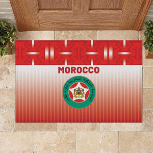 Morocco Football Rubber Doormat 1994 Retro Red Version - African Pride