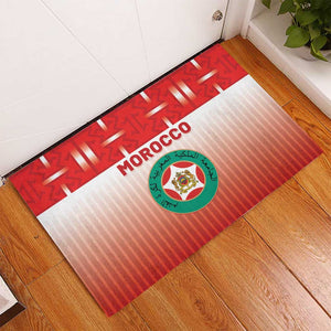 Morocco Football Rubber Doormat 1994 Retro Red Version - African Pride