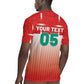 Custom Morocco Football Rugby Jersey 1994 Retro Red Version - African Pride