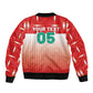 Custom Morocco Football Sleeve Zip Bomber Jacket 1994 Retro Red Version - African Pride
