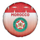 Morocco Football Spare Tire Cover 1994 Retro Red Version - African Pride