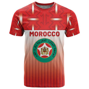 Custom Morocco Football T shirt 1994 Retro Red Version - African Pride