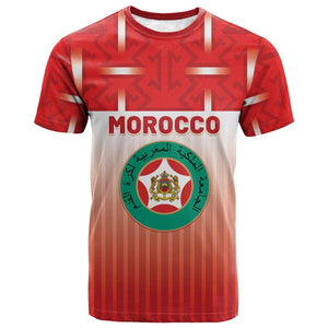 Custom Morocco Football T shirt 1994 Retro Red Version LT05