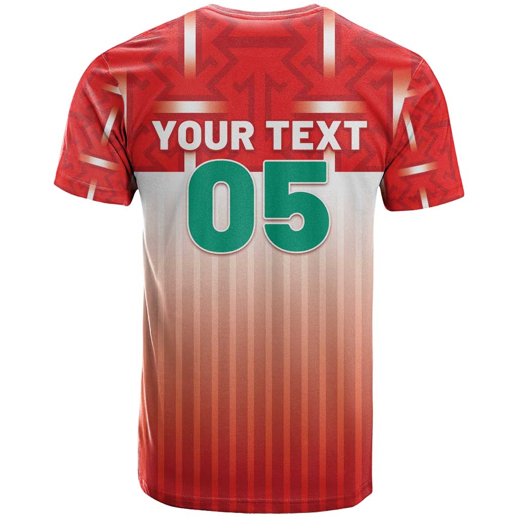 Custom Morocco Football T shirt 1994 Retro Red Version - African Pride