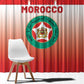 Morocco Football Window Curtain 1994 Retro Red Version - African Pride