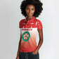 Custom Morocco Football Women Polo Shirt 1994 Retro Red Version - African Pride