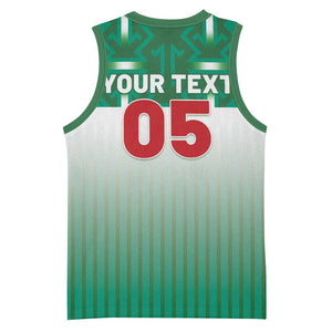Custom Morocco Football Basketball Jersey 1994 Retro Green Version - African Pride