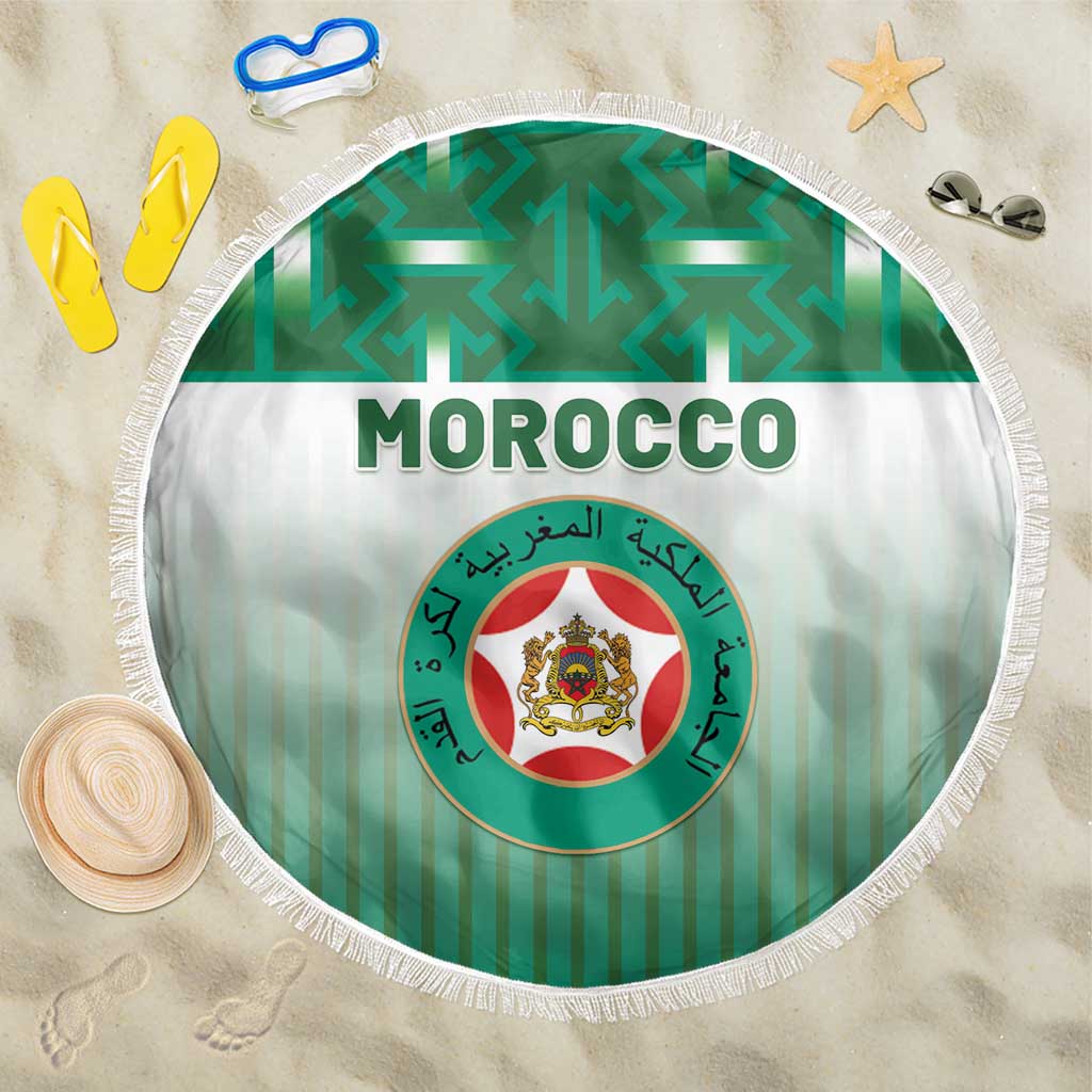 Morocco Football Beach Blanket 1994 Retro Green Version - African Pride