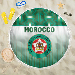 Morocco Football Beach Blanket 1994 Retro Green Version - African Pride