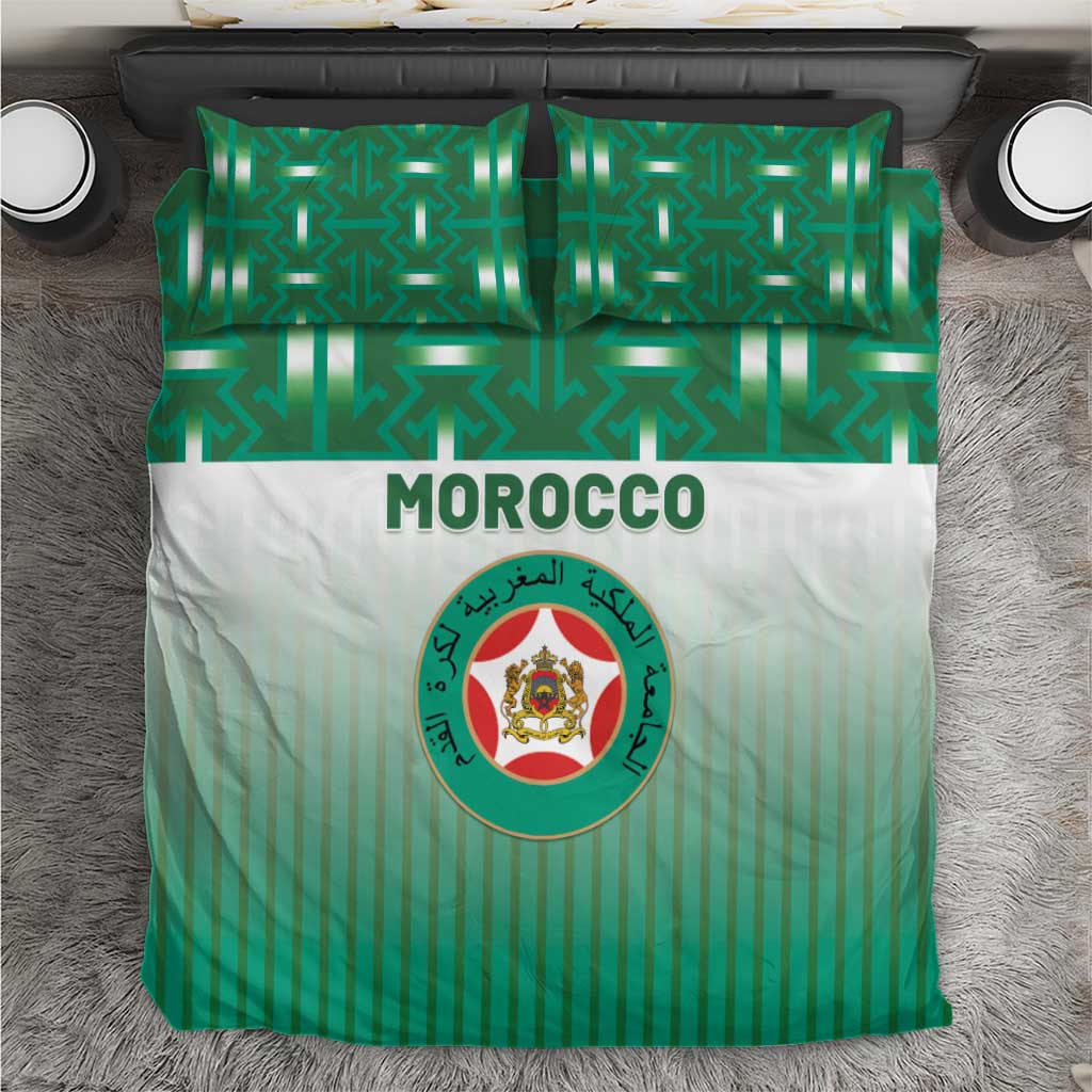 Morocco Football Bedding Set 1994 Retro Green Version - African Pride