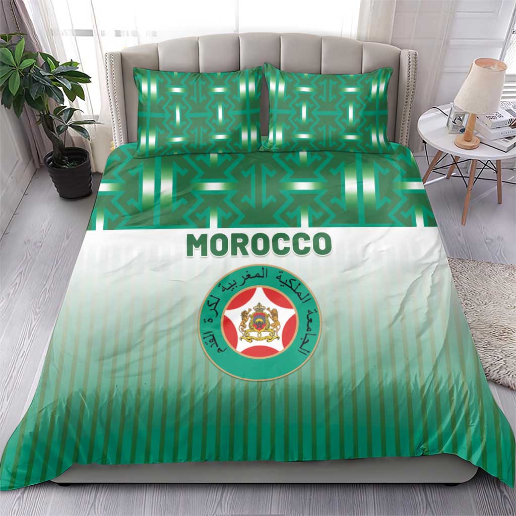 Morocco Football Bedding Set 1994 Retro Green Version - African Pride