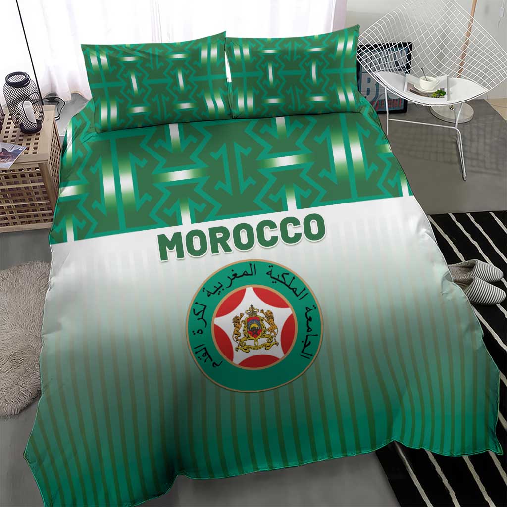 Morocco Football Bedding Set 1994 Retro Green Version - African Pride