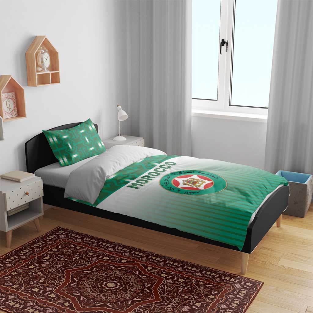 Morocco Football Bedding Set 1994 Retro Green Version - African Pride