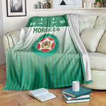 Morocco Football Blanket 1994 Retro Green Version - African Pride
