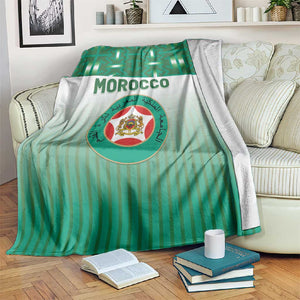Morocco Football Blanket 1994 Retro Green Version - African Pride