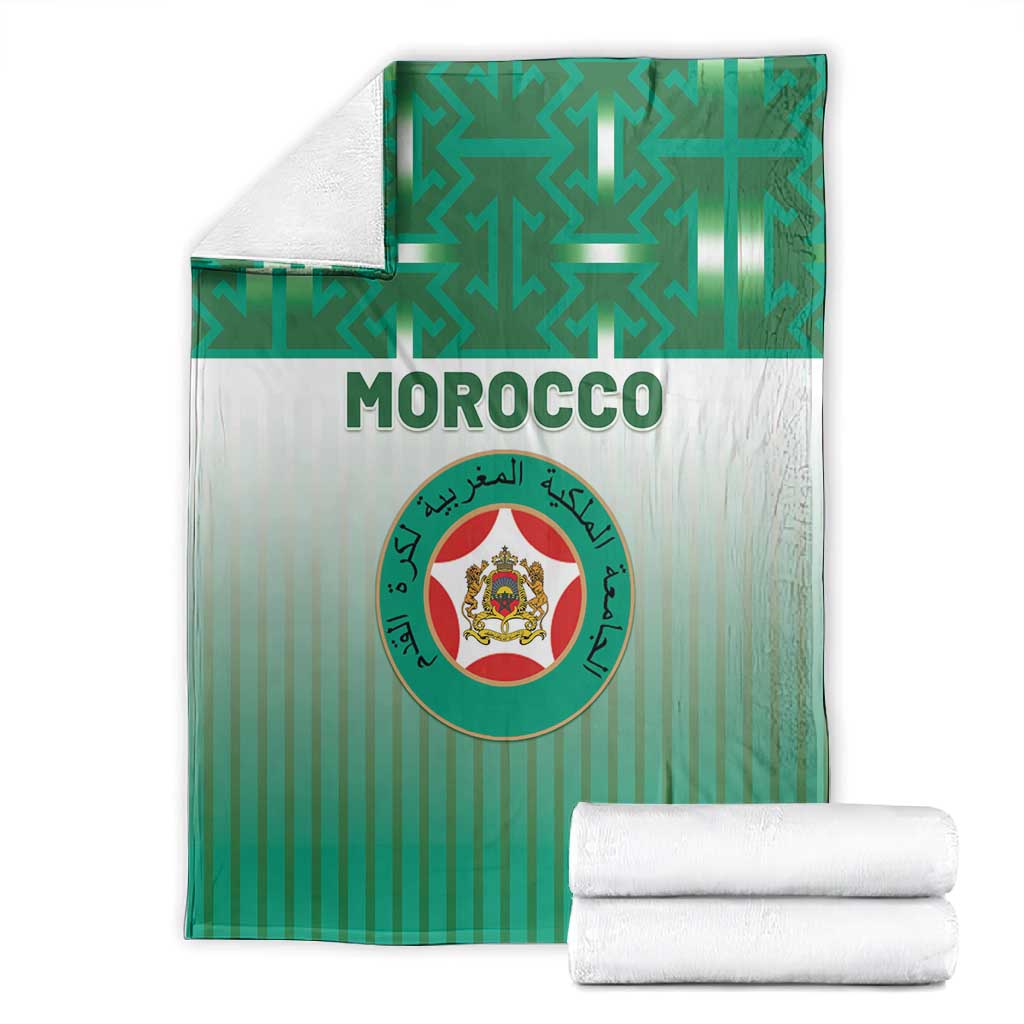 Morocco Football Blanket 1994 Retro Green Version - African Pride