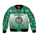 Custom Morocco Football Bomber Jacket 1994 Retro Green Version - African Pride