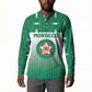Custom Morocco Football Button Sweatshirt 1994 Retro Green Version