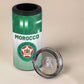 Custom Morocco Football 4 in 1 Can Cooler Tumbler 1994 Retro Green Version - African Pride