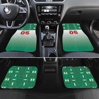 Custom Morocco Football Car Mats 1994 Retro Green Version - African Pride
