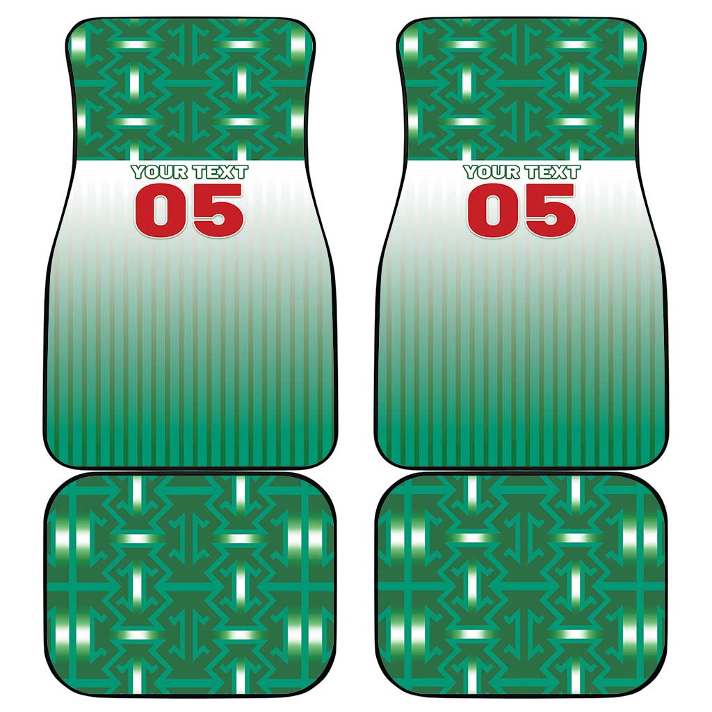 Custom Morocco Football Car Mats 1994 Retro Green Version - African Pride
