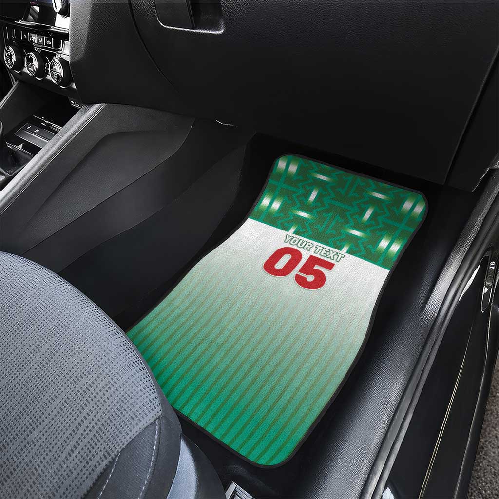 Custom Morocco Football Car Mats 1994 Retro Green Version - African Pride