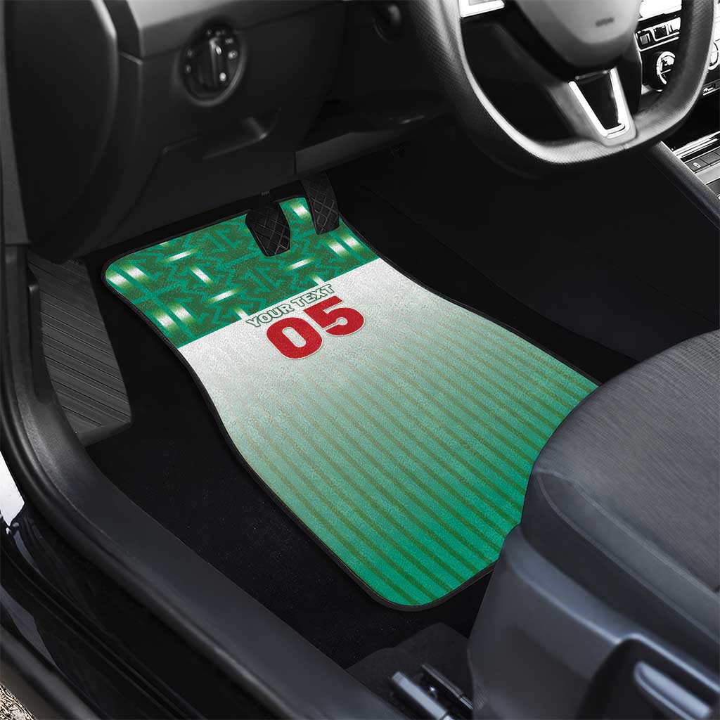 Custom Morocco Football Car Mats 1994 Retro Green Version - African Pride