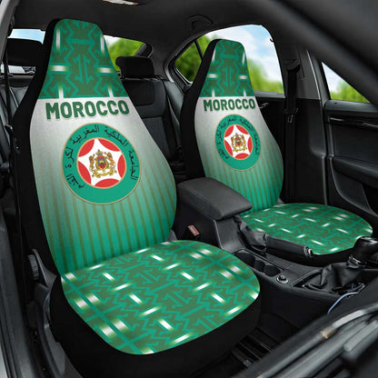 Morocco Football Car Seat Cover 1994 Retro Green Version - African Pride