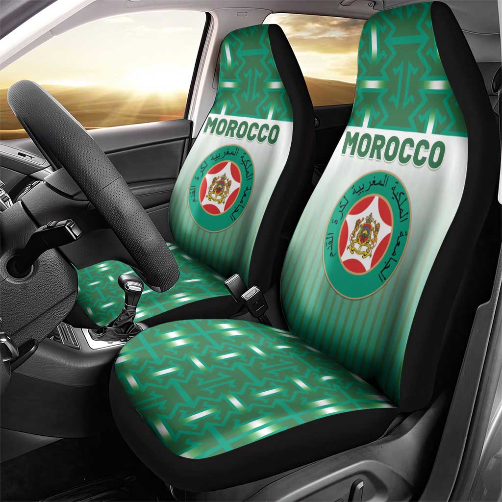 Morocco Football Car Seat Cover 1994 Retro Green Version - African Pride