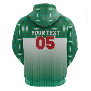 Custom Morocco Football Hoodie 1994 Retro Green Version - African Pride