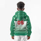 Custom Morocco Football Kid Hoodie 1994 Retro Green Version - African Pride