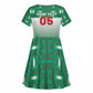 Custom Morocco Football Kid Short Sleeve Dress 1994 Retro Green Version - African Pride