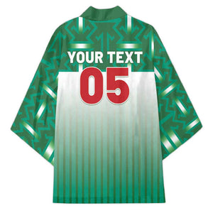 Custom Morocco Football Kimono 1994 Retro Green Version - African Pride