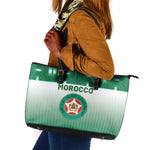 Morocco Football Leather Tote Bag 1994 Retro Green Version - African Pride