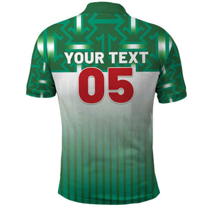 Custom Morocco Football Polo Shirt 1994 Retro Green Version - African Pride