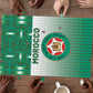 Morocco Football Puzzle 1994 Retro Green Version - African Pride