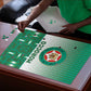 Morocco Football Puzzle 1994 Retro Green Version - African Pride
