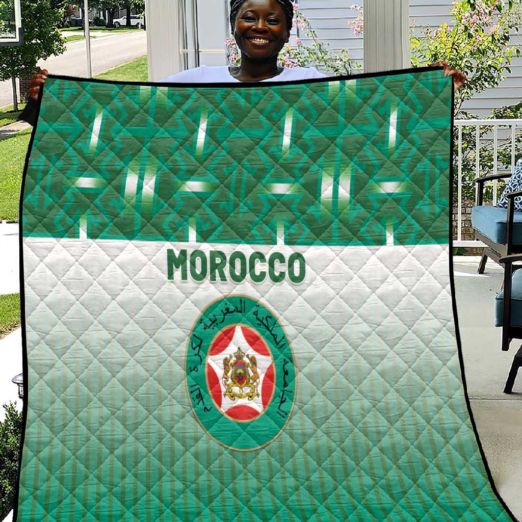 Morocco Football Quilt 1994 Retro Green Version - African Pride