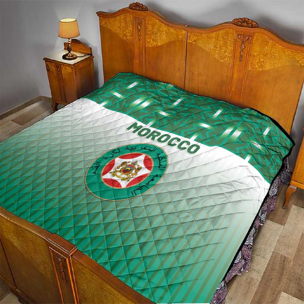 Morocco Football Quilt 1994 Retro Green Version - African Pride
