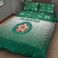 Morocco Football Quilt Bed Set 1994 Retro Green Version - African Pride