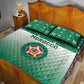 Morocco Football Quilt Bed Set 1994 Retro Green Version - African Pride