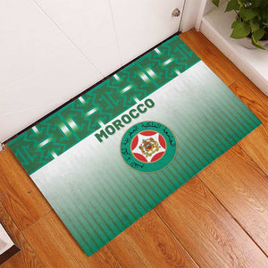 Morocco Football Rubber Doormat 1994 Retro Green Version - African Pride