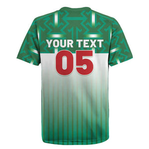 Custom Morocco Football Rugby Jersey 1994 Retro Green Version - African Pride