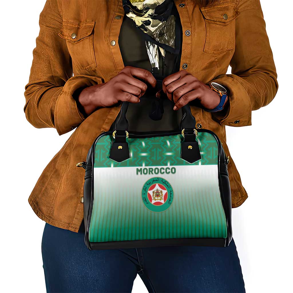 Morocco Football Shoulder Handbag 1994 Retro Green Version - African Pride
